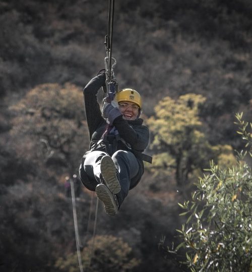 Zipline, ziplining, canopy, adventure, fun, in La Calma Ecolodge.